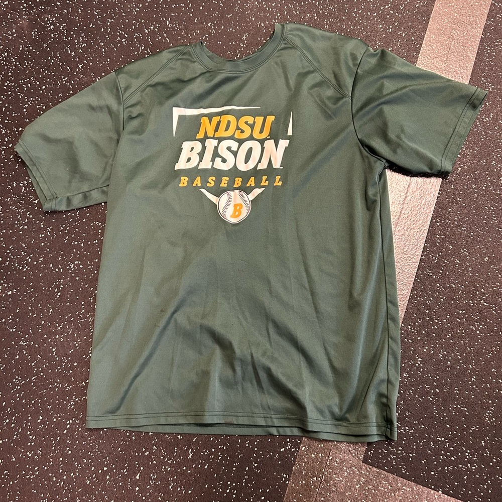 NDSU Bison Baseball Green T-Shirt